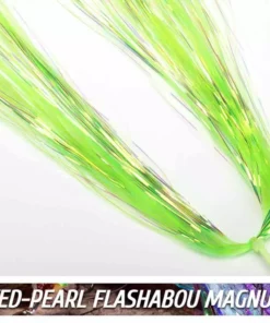 Capt. Harry's Fishing Supply Hedron Dyed Pearl Flashabou Magnum
