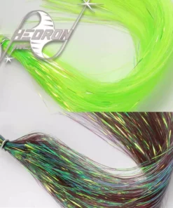 Capt. Harry's Fishing Supply Hedron Dyed Pearl Flashabou