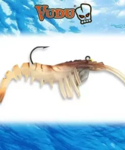 Egret Baits Jumbo Vudu Shrimp 4" 2PK