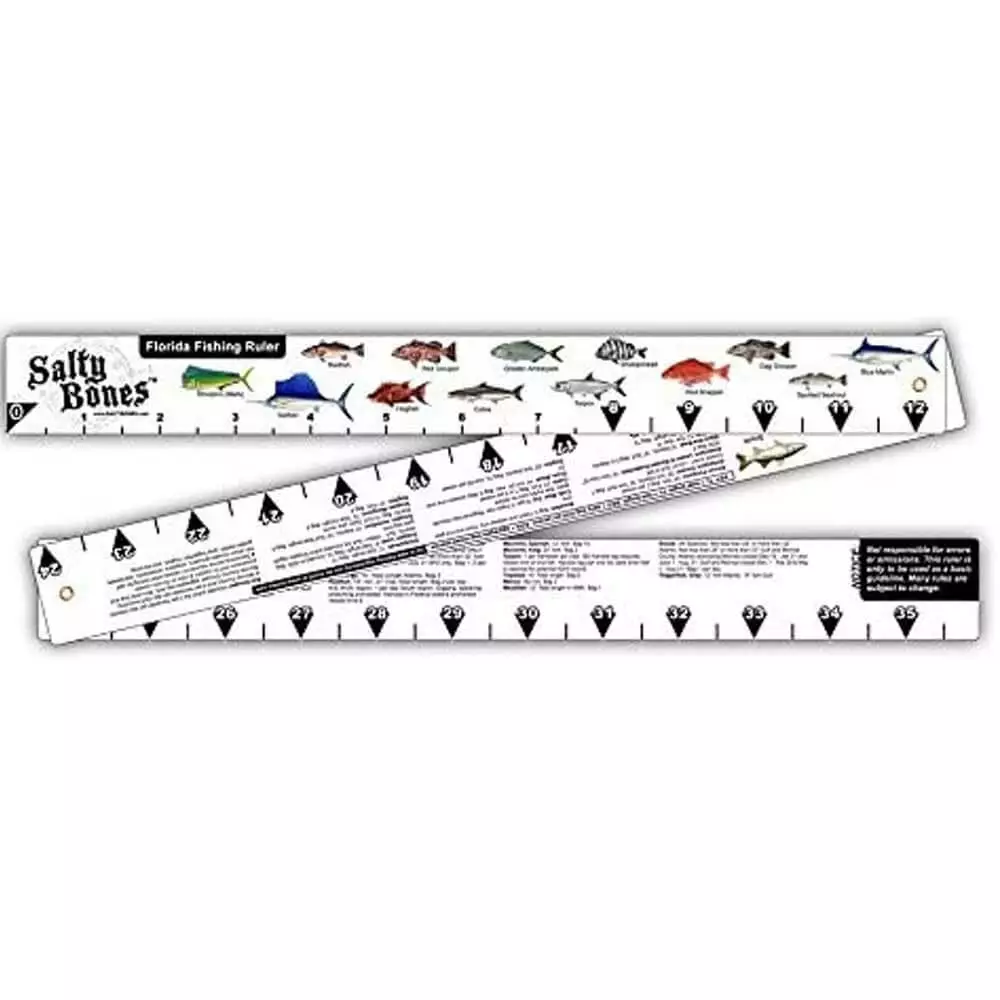 Capt. Harry' Ruler Fs99 Florida Rule Folding Fishing 3 Capt. Harry's Fishing Supply FS99 Folding Fishing Ruler With Florida Rules