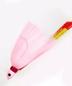 Lures First Light Tackle Pink Head Chartreuse Pink Body Red Tail Flair Hawk Snook Jig