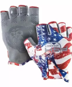 Fishing Accessories Fish Monkey Americana Stubby Guide Gloves FM18