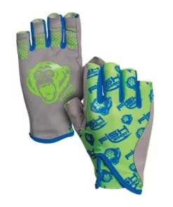 Fish Monkey Noen Green Pro 365 Guide Gloves Fishing Accessories