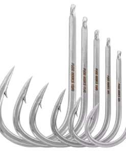 Fudo Fishing Terminal Tackle FUDO Pa'A Curved Needle Eye Hook