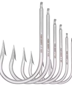 Fudo Fishing Terminal Tackle FUDO Super Ocean Tuna Needle Eye Hook