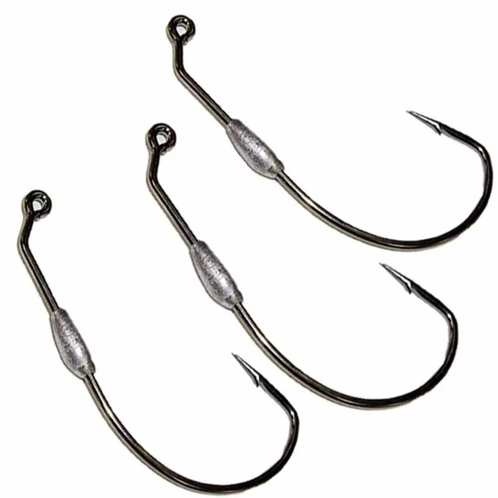Lure Swimbait Gambler Hook 1/4Oz 3Pk Weighted 3 Gambler Lures Hooks Gambler 1/4OZ Weighted Swimbait Hook 3PK