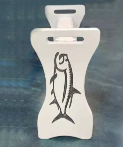 Capt. Harry's Fishing Supply White Free Standing Rod Rack 24 Rods