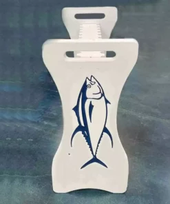 Capt. Harry's Fishing Supply White Free Standing Rod Rack 24 Rods