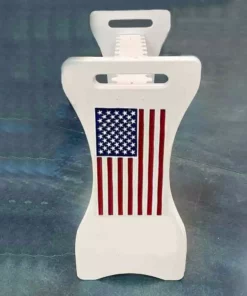 Capt. Harry's Fishing Supply White Free Standing Rod Rack 24 Rods