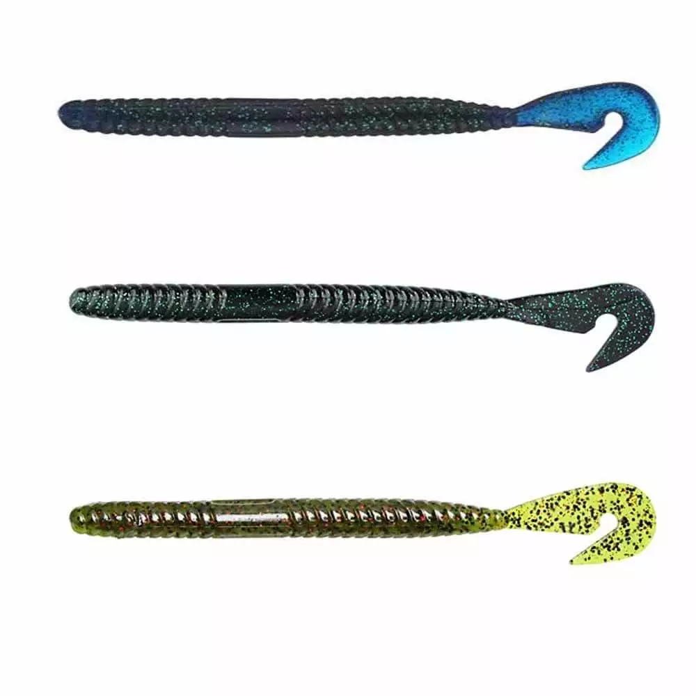 Gambler Lures Gambler 6IN Burner Worm 9 Pack Lure 3 Gambler Lures Gambler 6IN Burner Worm 9 Pack Lure
