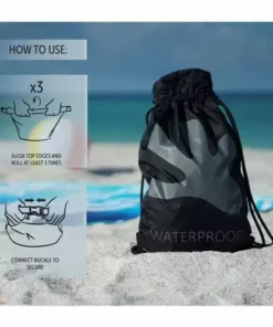 Marine, Boating & Outdoor Gecko Waterproof Drawstring Backpack