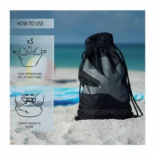 Marine, Boating & Outdoor Gecko Waterproof Drawstring Backpack 4 Marine, Boating & Outdoor Gecko Waterproof Drawstring Backpack