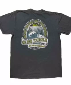 Capt. Harry's Products Clothing & Gifts Go Fish Yourself S/S Black T-Shirt