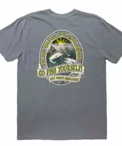 Capt. Harry's Products Go Fish Yourself S/S Blue T-Shirt