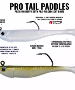 Hogy Lure Company Soft Plastic Baits Hogy Protail Paddle 5.5" 3oz Swim Bait Lure