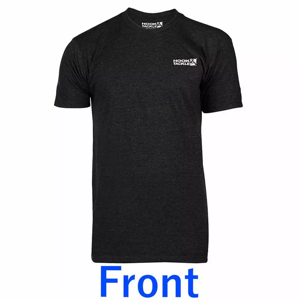 Hook & Tackle Flamerica Charcoal Heather S/S T-Shirt Clothing & Gifts