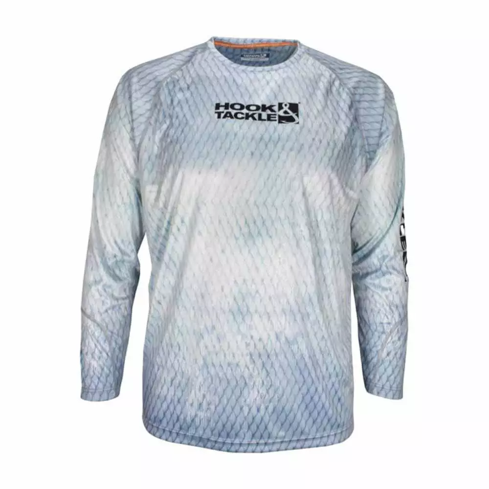 Hook & Tackle Scaly Carbon L/S Performance Shirt Clothing & Gifts