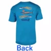Lure Tackle Hook Clothing T-Shirt Marlin Aqua S/ 2 Hook & Tackle Marlin Lures Aqua S/S T-Shirt Clothing & Gifts