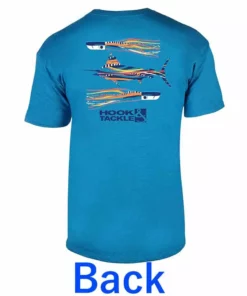 Hook & Tackle Marlin Lures Aqua S/S T-Shirt Clothing & Gifts