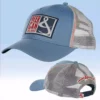 Hook & Tackle Beer Can Island Fishing Trucker Hat Sky Blue Clothing & Gifts