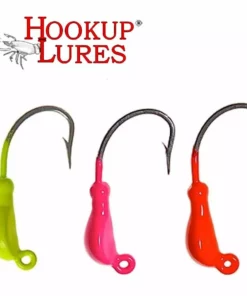 Hook-Up Lures Hookup Lures Light Tackle Series Jig Heads 3pk