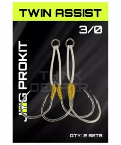 JYG ProFishing JYG Twin Assit Hooks 2 Sets Terminal Tackle