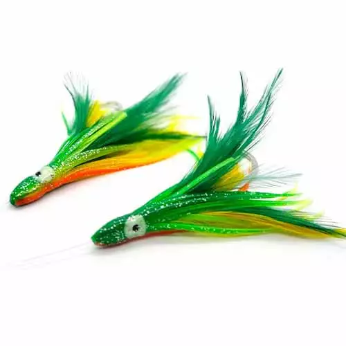 Jaw Lures Tuna & Mahi Feather 4 Jaw Lures Tuna & Mahi Feather