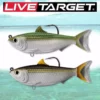 Live Target LIVETARGET 4.5in Sardine Swimbait Soft Plastic Baits