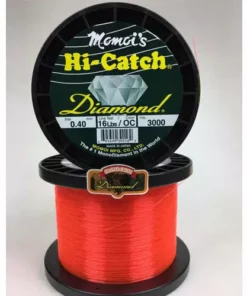 Diamond Fishing Products Monofilament Line Momoi's Hi-Catch 3000yds Diamond Orange Crush Monofilament