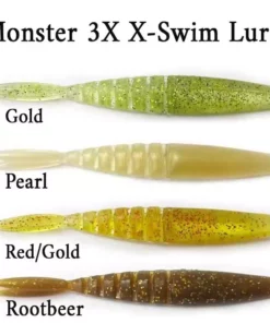 Monster3X Lures Monster 3X X-Swim 4 3/4In 5Pk Swim Bait Lure