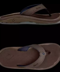 Olukai Ohana Dark Wood Men's Sandals Clothing & Gifts