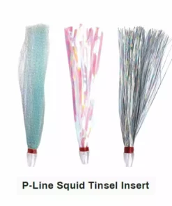Lures P-Line 4.5In Tinsel Squid Inserts 3Pk