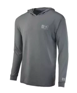 Clothing & Gifts Pelagic Charcoal Aquatek Icon L/S Hoody