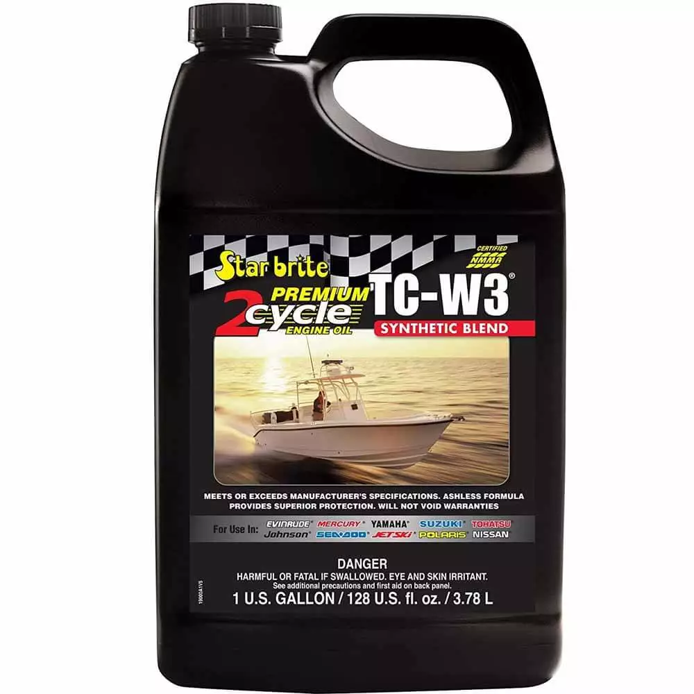 Starbrite Star Brite Engine Oil Tc-W3 2-Cycle Outdoor Boating Marine, Premium 3 Star Brite Marine, Boating & Outdoor StarBrite Premium 2-Cycle Engine Oil TC-W3
