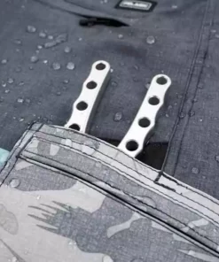 Pelagic Light Grey Fish Camo Stacked Blue Water Short Clothing & Gifts