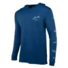 Pelagic Smokey Blue Aquatek Hoodie Gyotaku L/S Performance Shirt