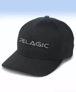 Pelagic Black Delta Flexfit Icon Hat