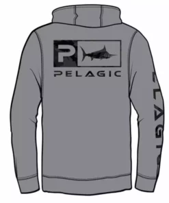 Pelagic Grey Icon Solid Hoodie Clothing & Gifts