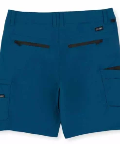 Clothing & Gifts Pelagic Smokey Blue Traverse Hybrid Fishing Short