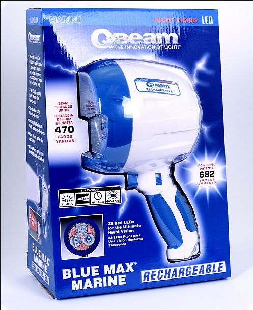 Qbeam Capt. Harry' | Q Beam Light Spotlight Supply. Blue Max Marine Fishing 4 Q Beam Lights Qbeam Blue Max Marine Spotlight | Capt. Harry'S Fishing Supply.