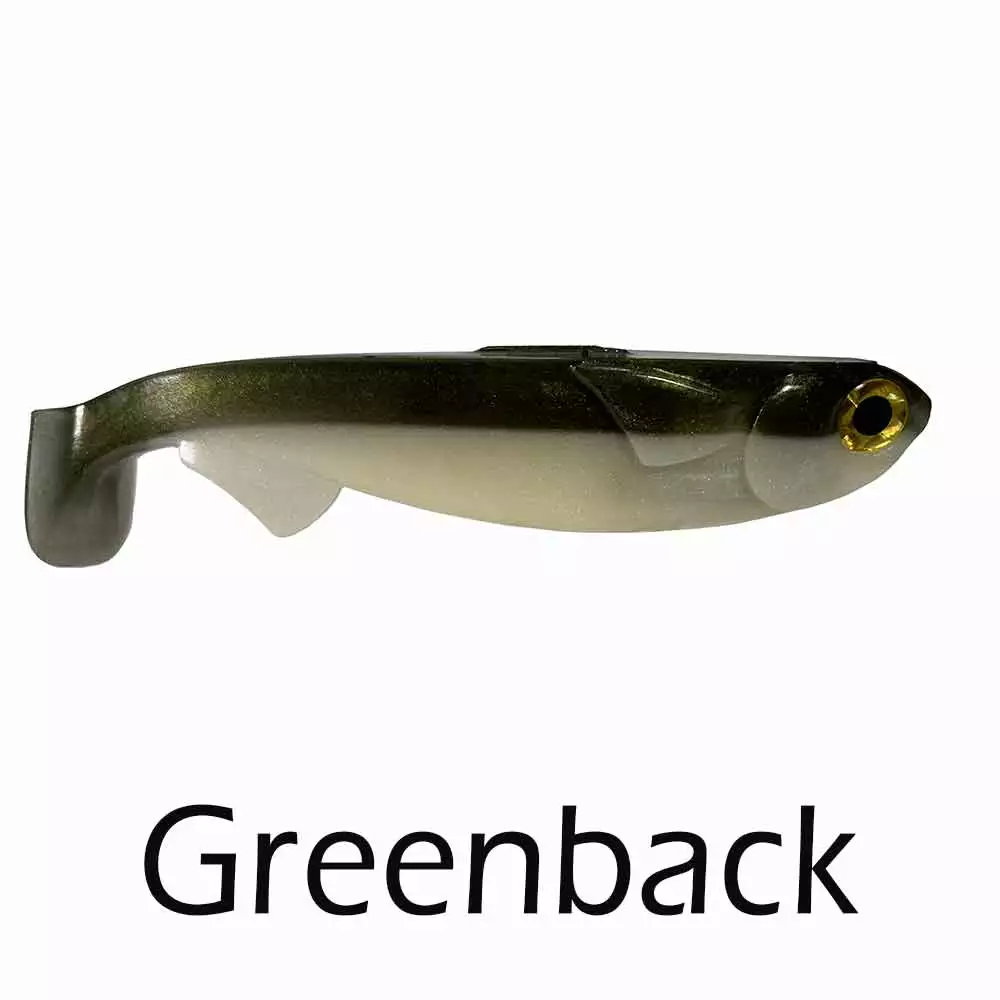 Lure Bait Tackle Line Lure Plastic 6" 1.5Oz Soft Swim Tough R&Amp;R 6 Lures R&R Tackle 6" Tough 1.5OZ Soft Plastic Line Through Swim Bait Lure