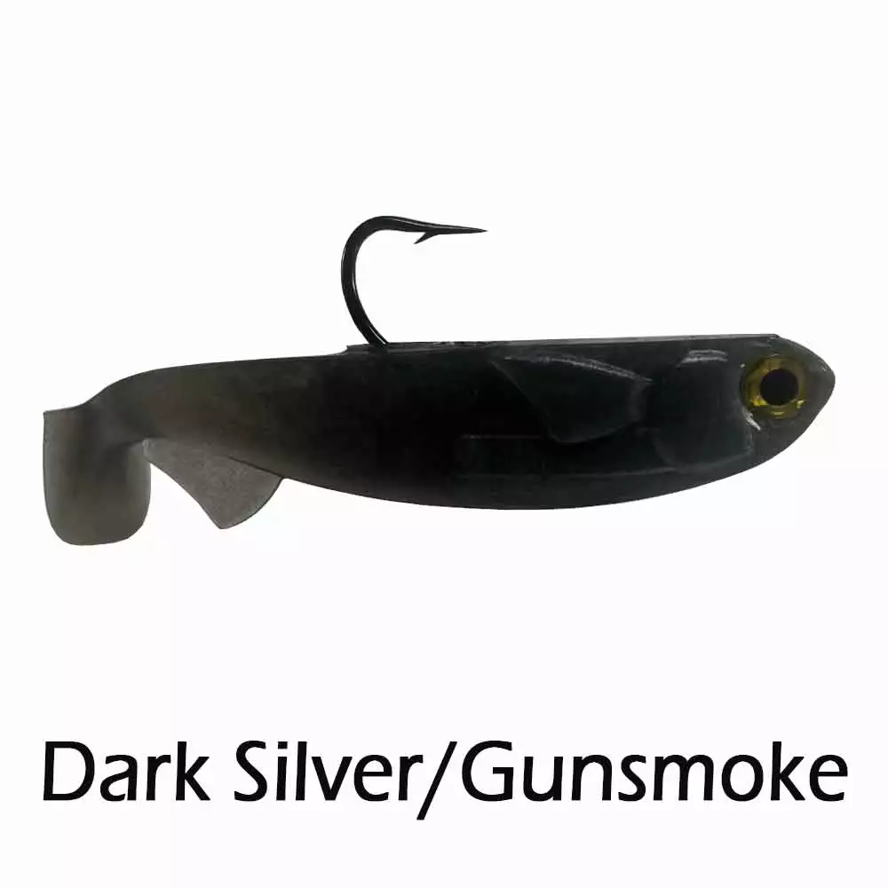 Lure Bait Tackle Line Lure Plastic 6" 1.5Oz Soft Swim Tough R&Amp;R 7 Lures R&R Tackle 6" Tough 1.5OZ Soft Plastic Line Through Swim Bait Lure