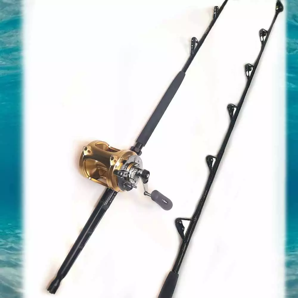 Shimano Tiagra Stand-up Combo TI80W REEL CHSU80510WU TER Rod & Reel Combo's
