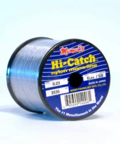 Momoi Smoke Blue Hi-Catch Mono 1/4LB Fishing Line