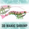 Savage Gear 3D Manic Shrimp Lure 5in Lures