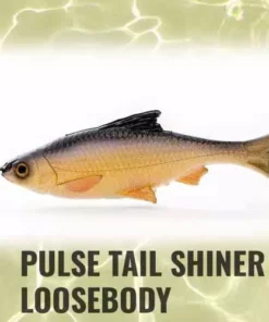 Savage Gear Loose Body Pulse Tail Shiner Lure 4in Lures