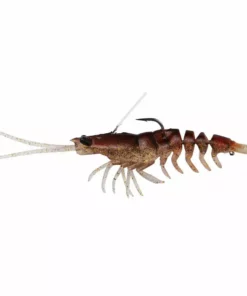 Savage Bait Gear Plastic 3.5In Soft Shrimp 3D Lure Weedles 19 Savage Gear 3.5IN 3D Shrimp Weedless Lure Soft Plastic Baits