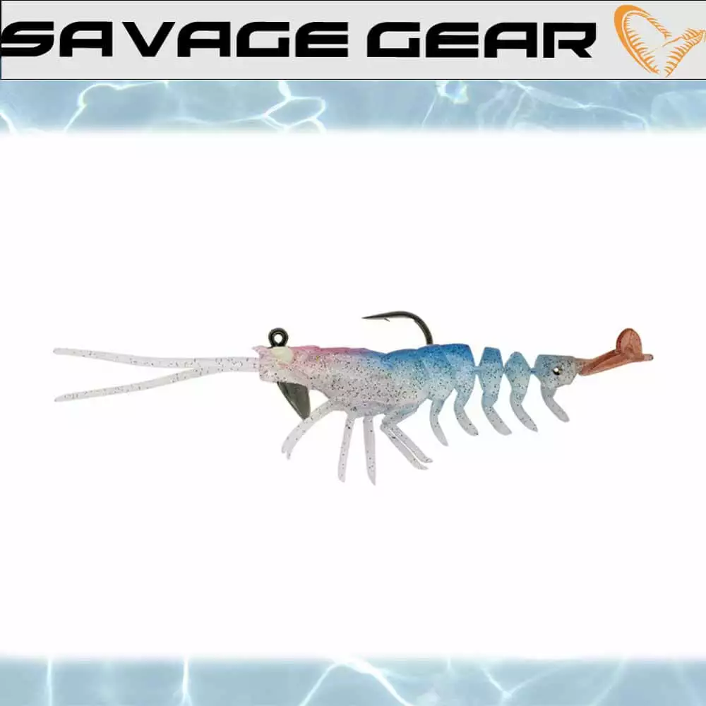 Lure Lure Gear Savage 3.5In 2Pk 3D Rtf Shrimp 5 Lures Savage Gear 3D Shrimp RTF 3.5IN 2Pk Lure