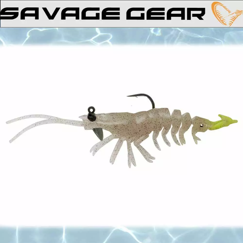 Lure Lure Gear Savage 3.5In 2Pk 3D Rtf Shrimp 6 Lures Savage Gear 3D Shrimp RTF 3.5IN 2Pk Lure