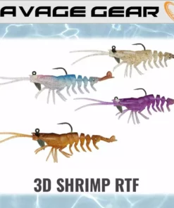 Savage Gear 3D Shrimp RTF 5IN 2Pk Lure Lures